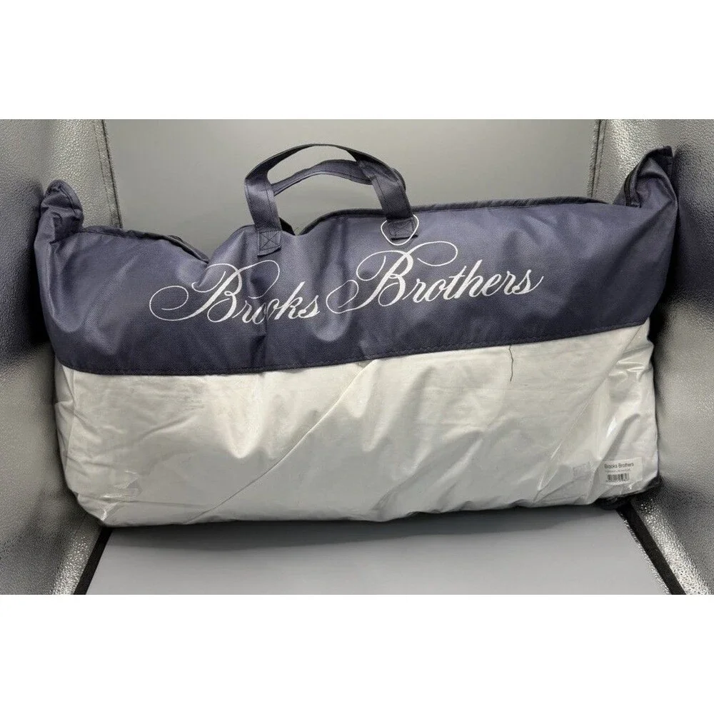 Brooks Brothers Down & Feathers King Size Bed Pillow 20”x36”